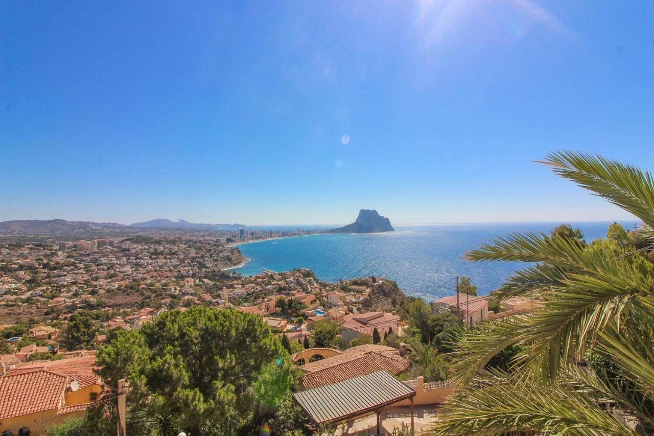 Villa con piscina y vistas al mar - Mar 27 H Calpe Exterior foto