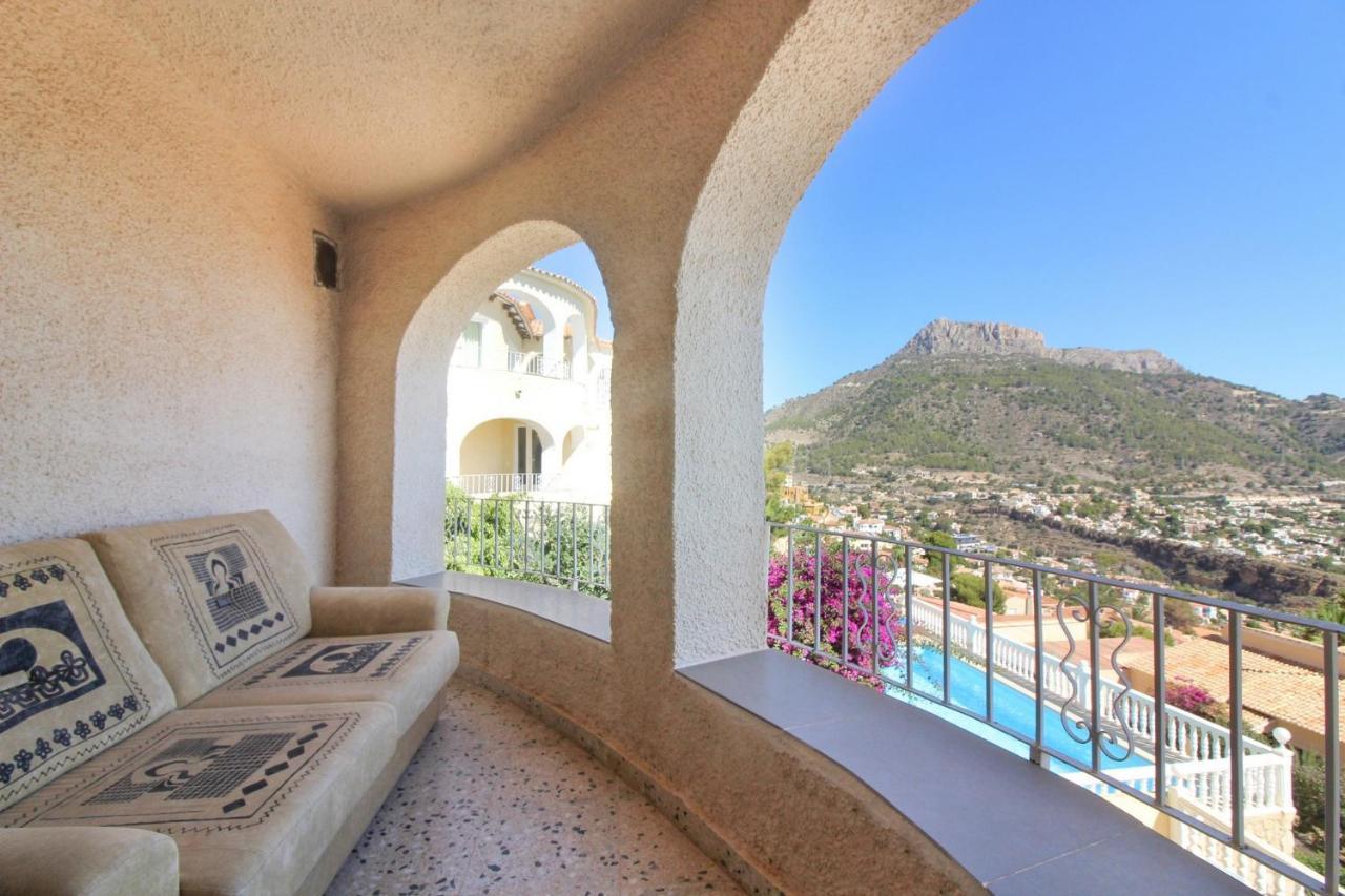 Villa con piscina y vistas al mar - Mar 27 H Calpe Exterior foto