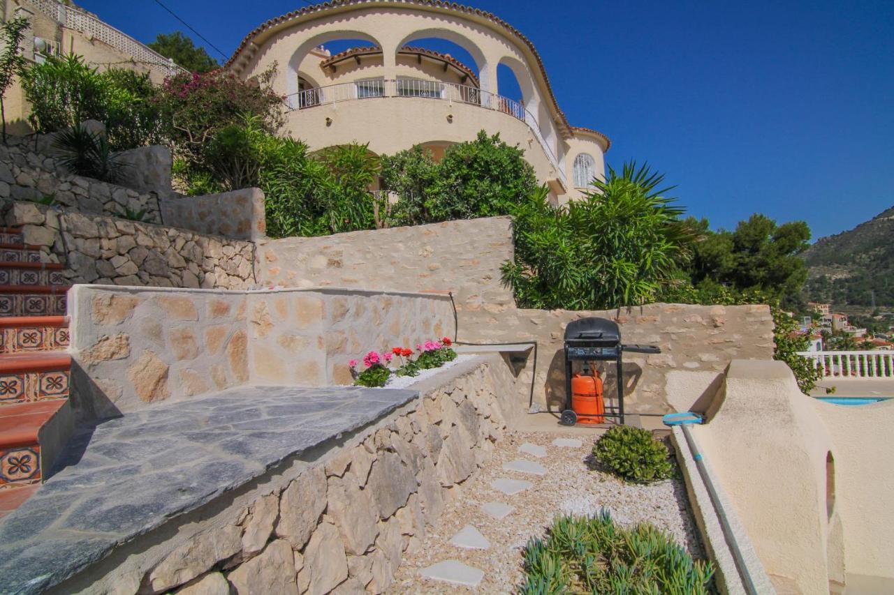 Villa con piscina y vistas al mar - Mar 27 H Calpe Exterior foto